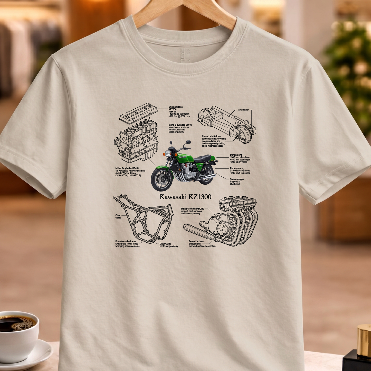 KAWASAKI KZ1300 T-SHIRT