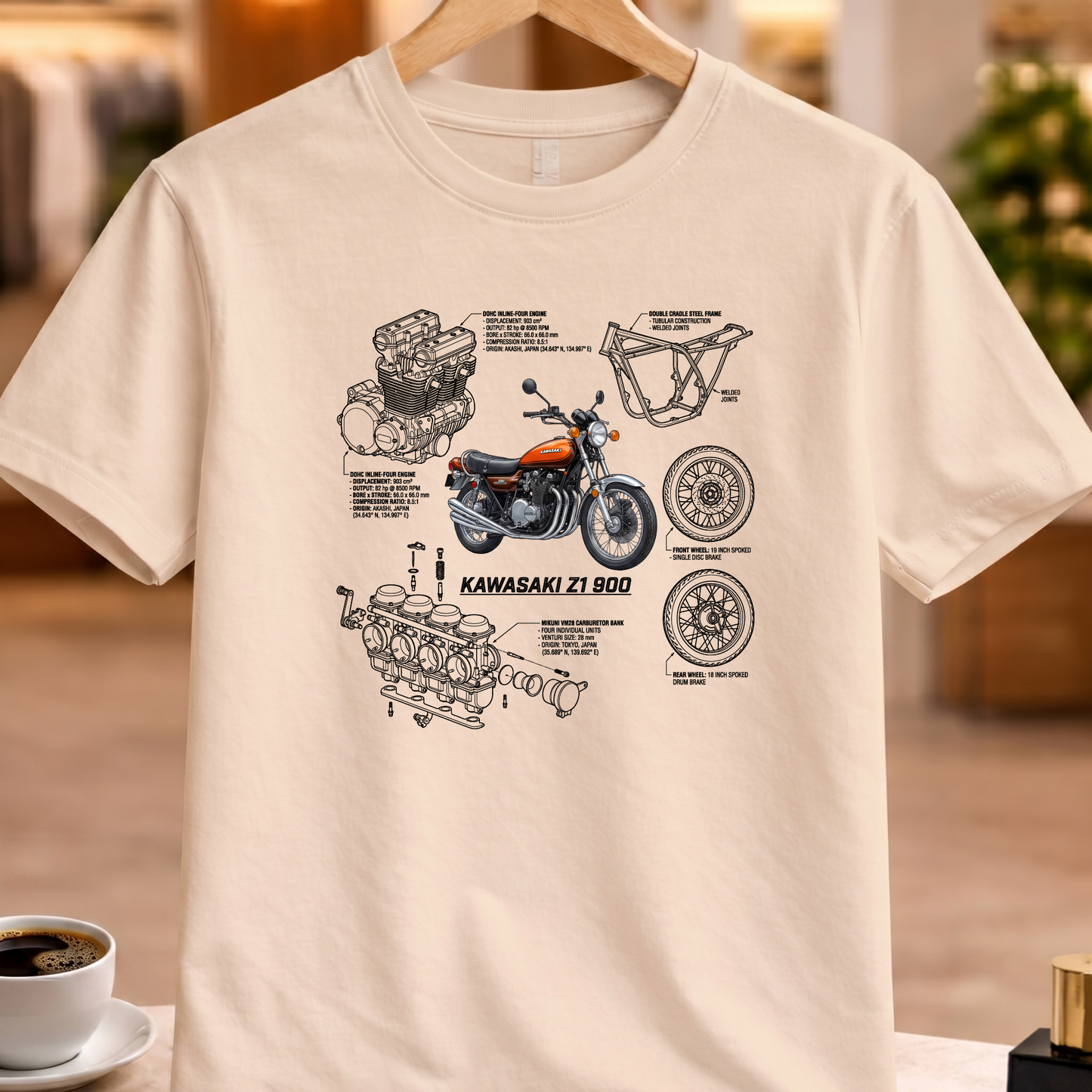 KAWASAKI Z1 900 T-SHIRT