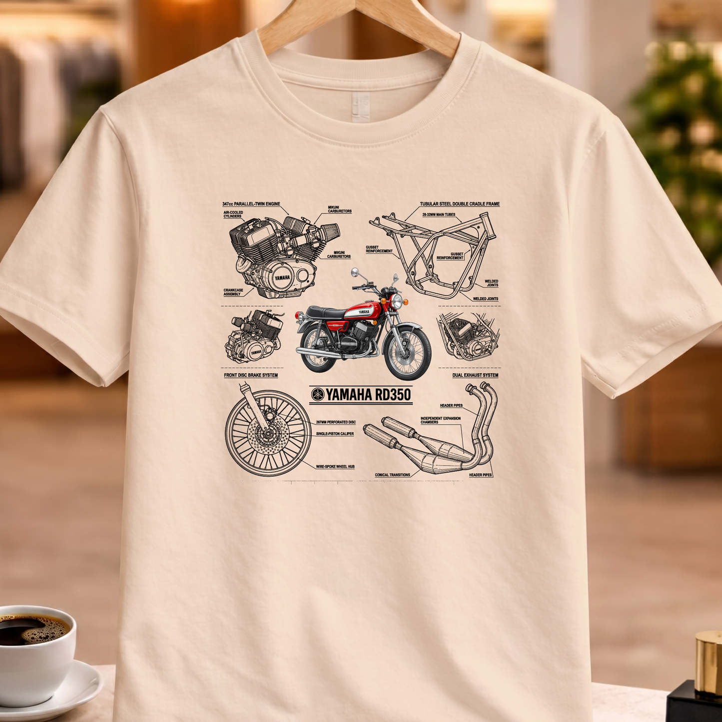 YAMAHA RD350 T-SHIRT