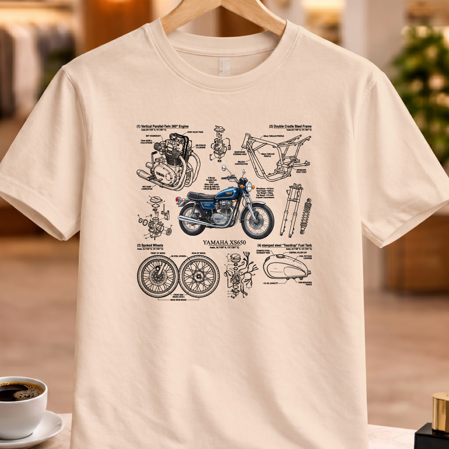 YAMAHA XS650 T-SHIRT
