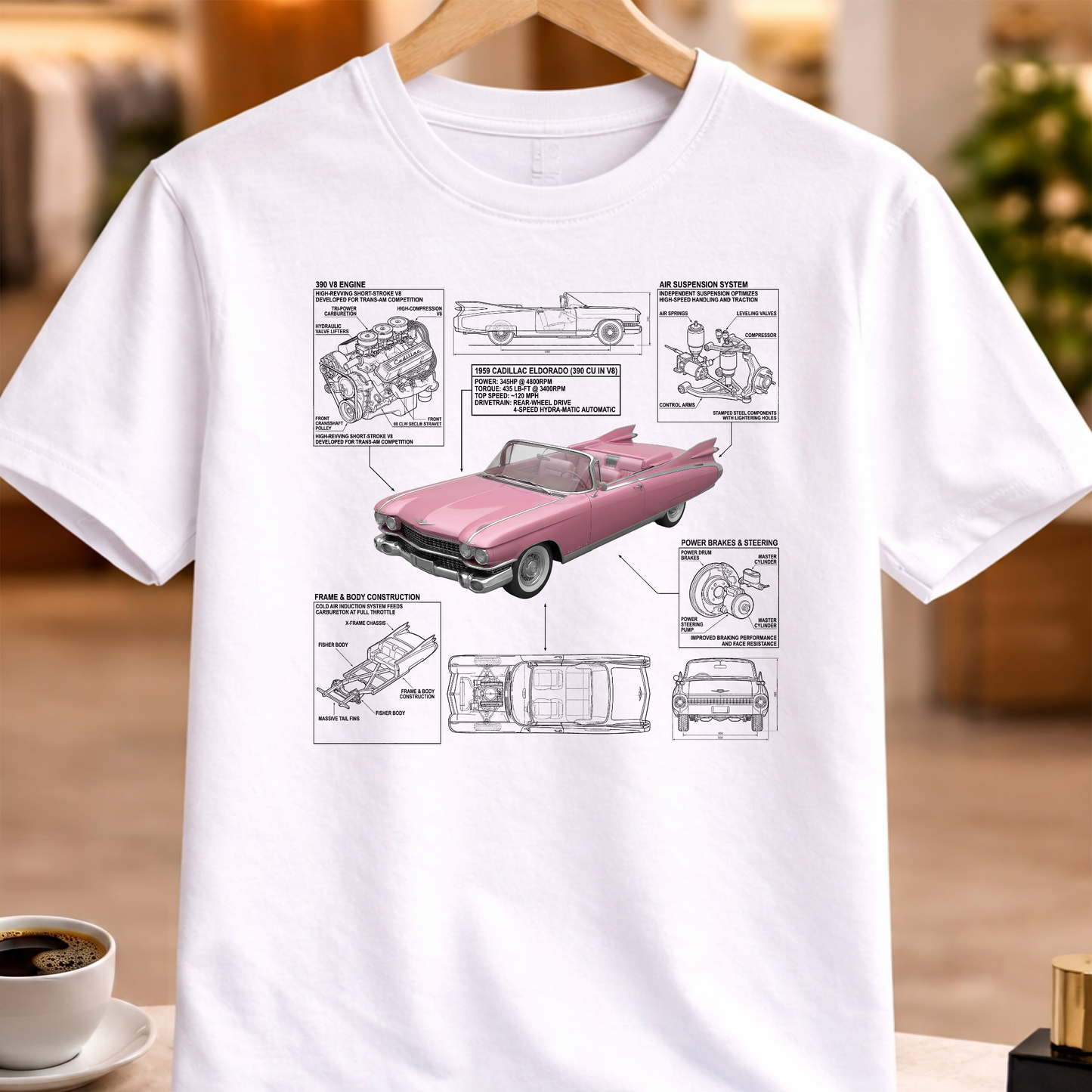 CADILLAC ELDORADO 1959 T-SHIRT