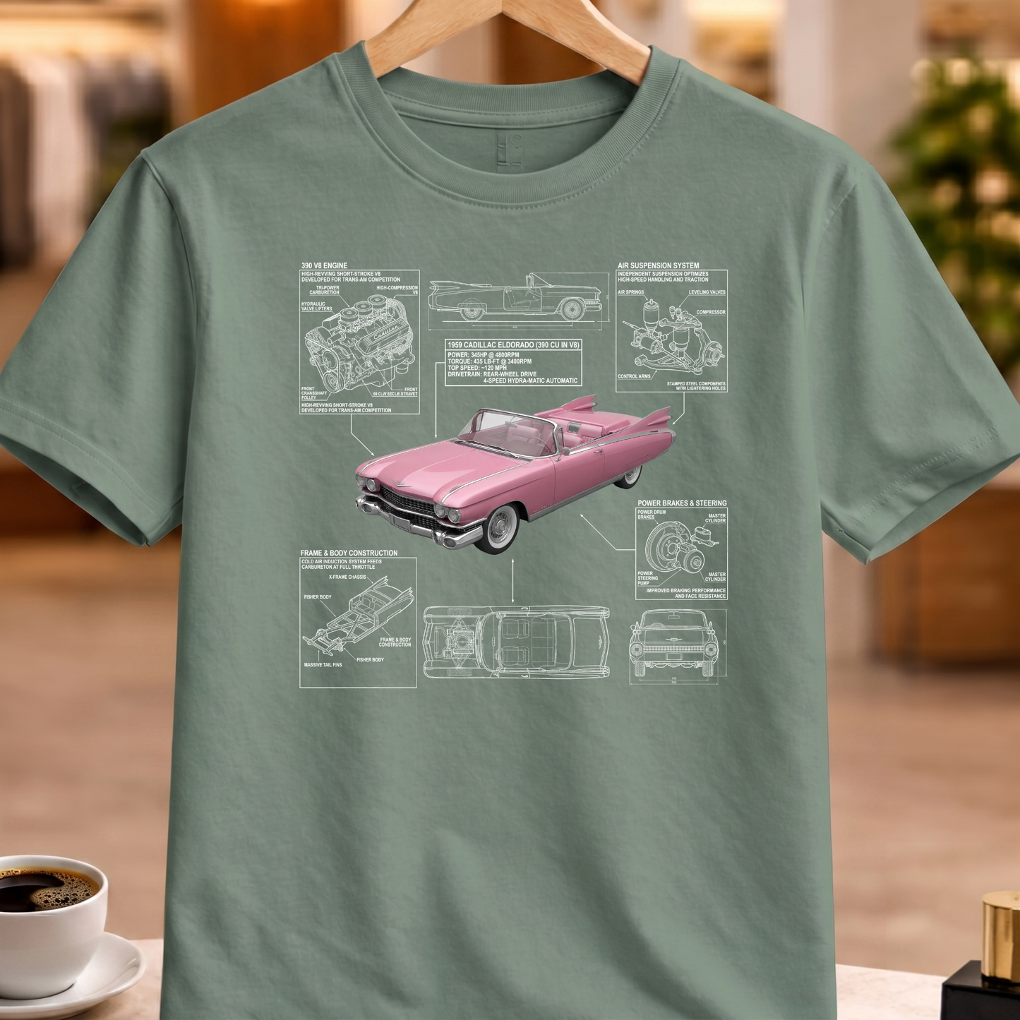 CADILLAC ELDORADO 1959 T-SHIRT