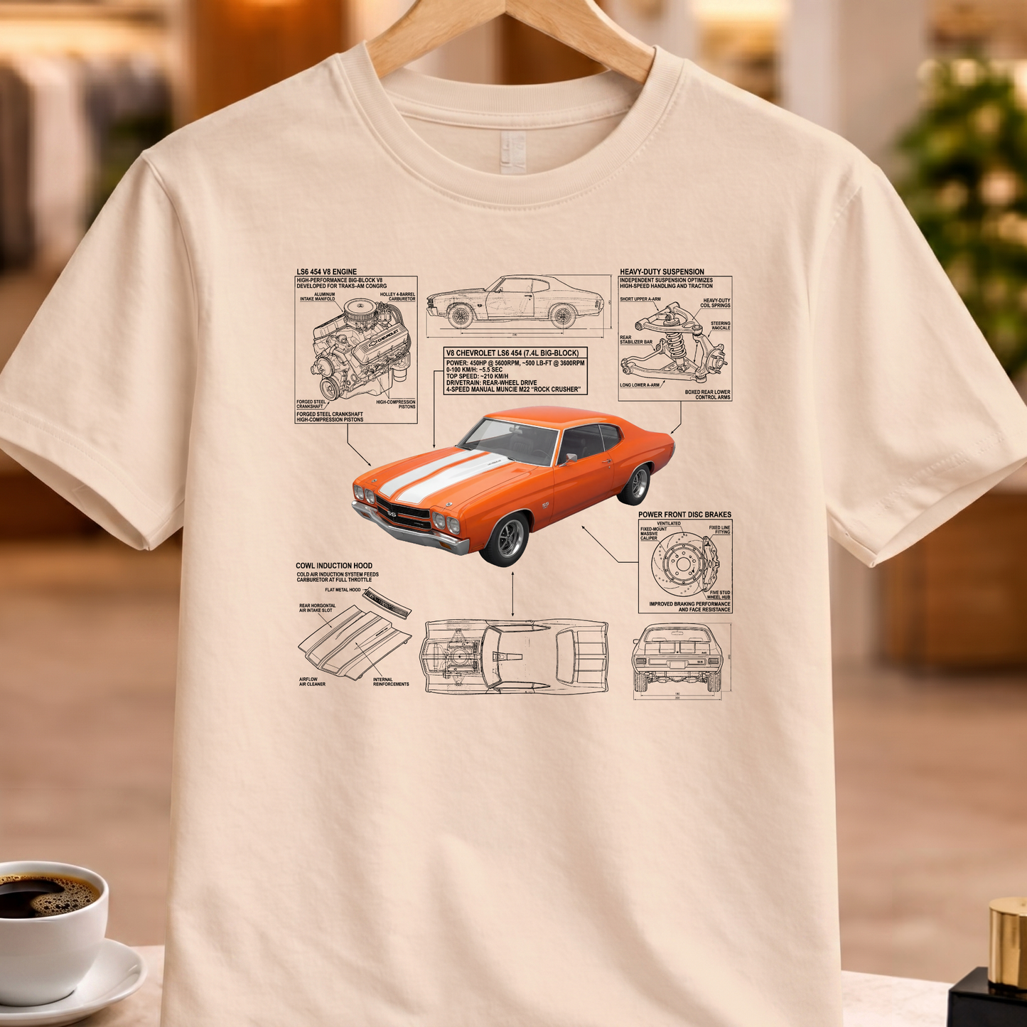 CHEVELLE SS 454 LS6 T-SHIRT
