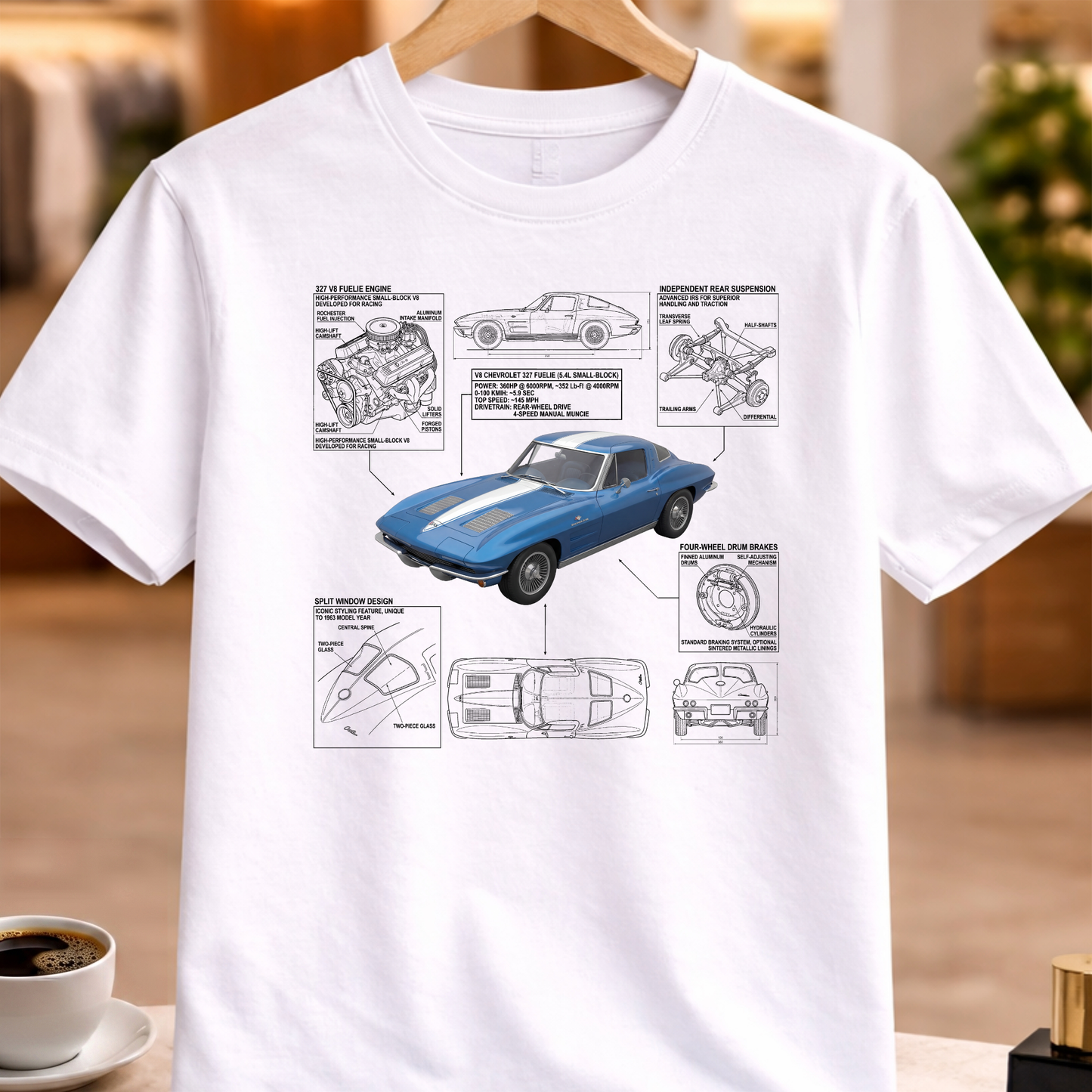 CHEVROLET 327 T-SHIRT