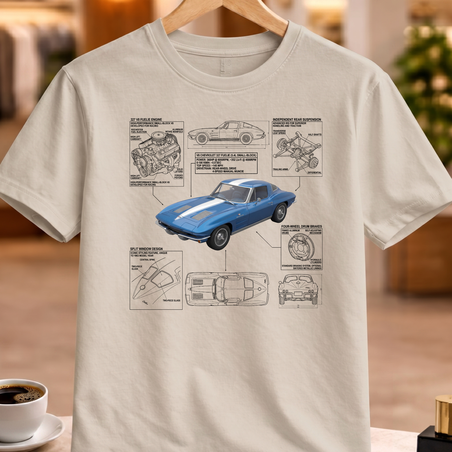 CHEVROLET 327 T-SHIRT