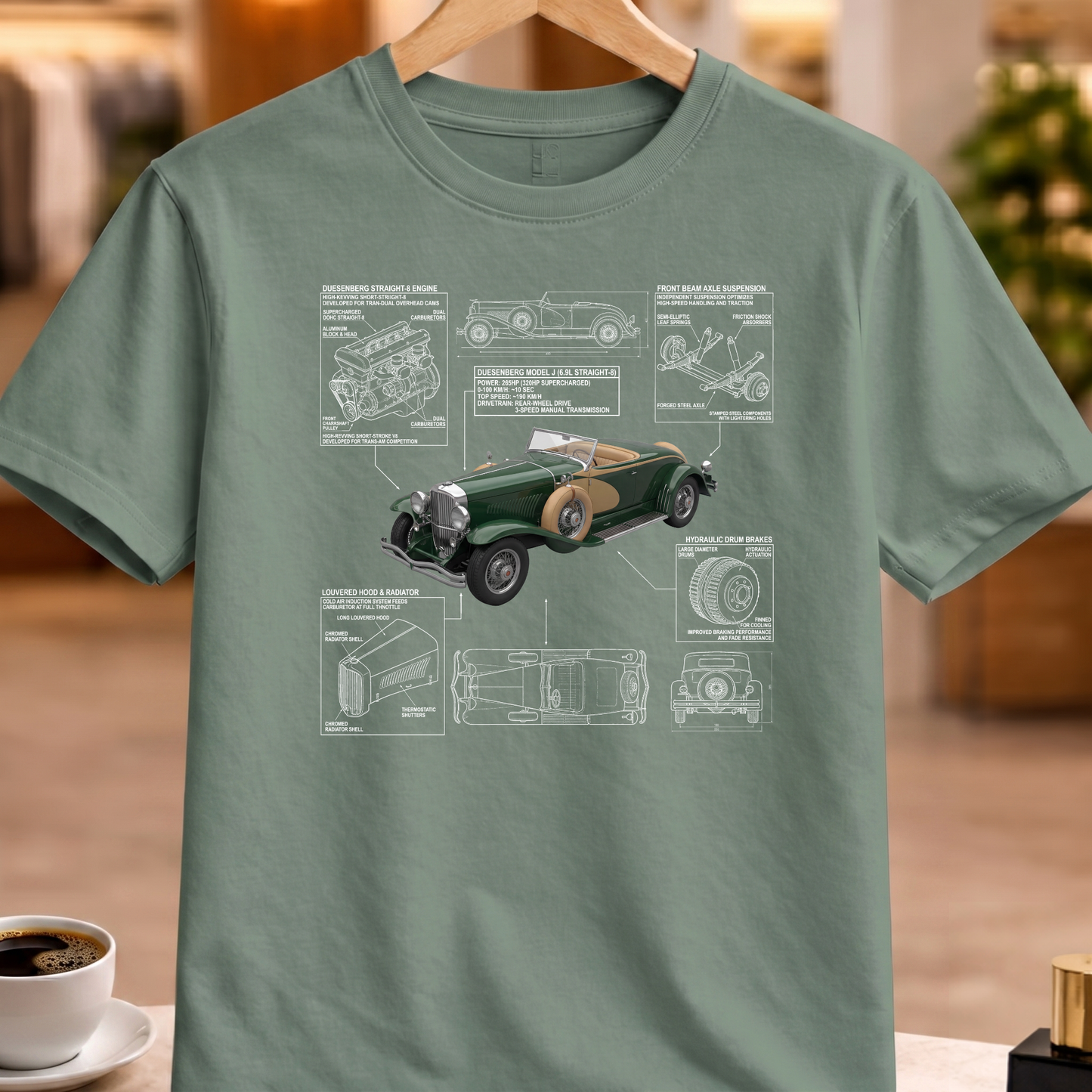 DUESENBERG 1929 T-SHIRT