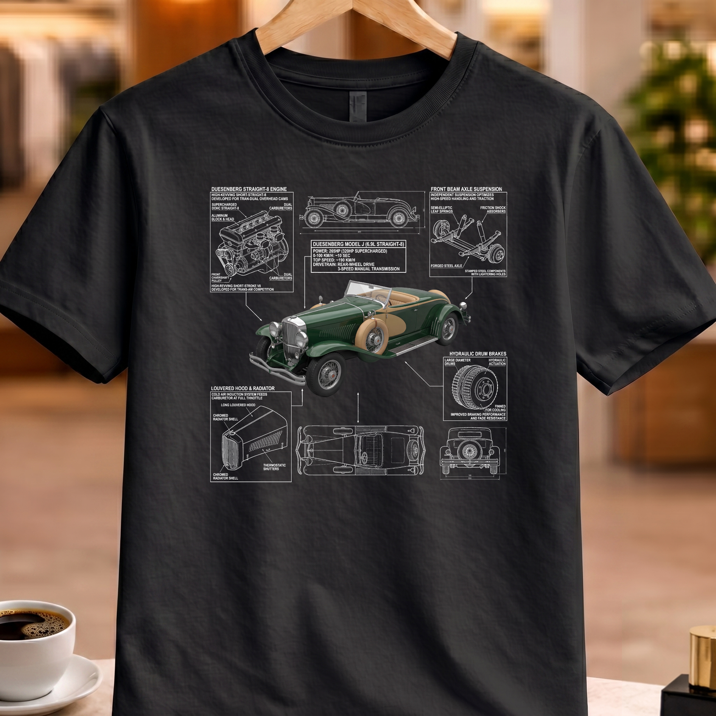 DUESENBERG 1929 T-SHIRT