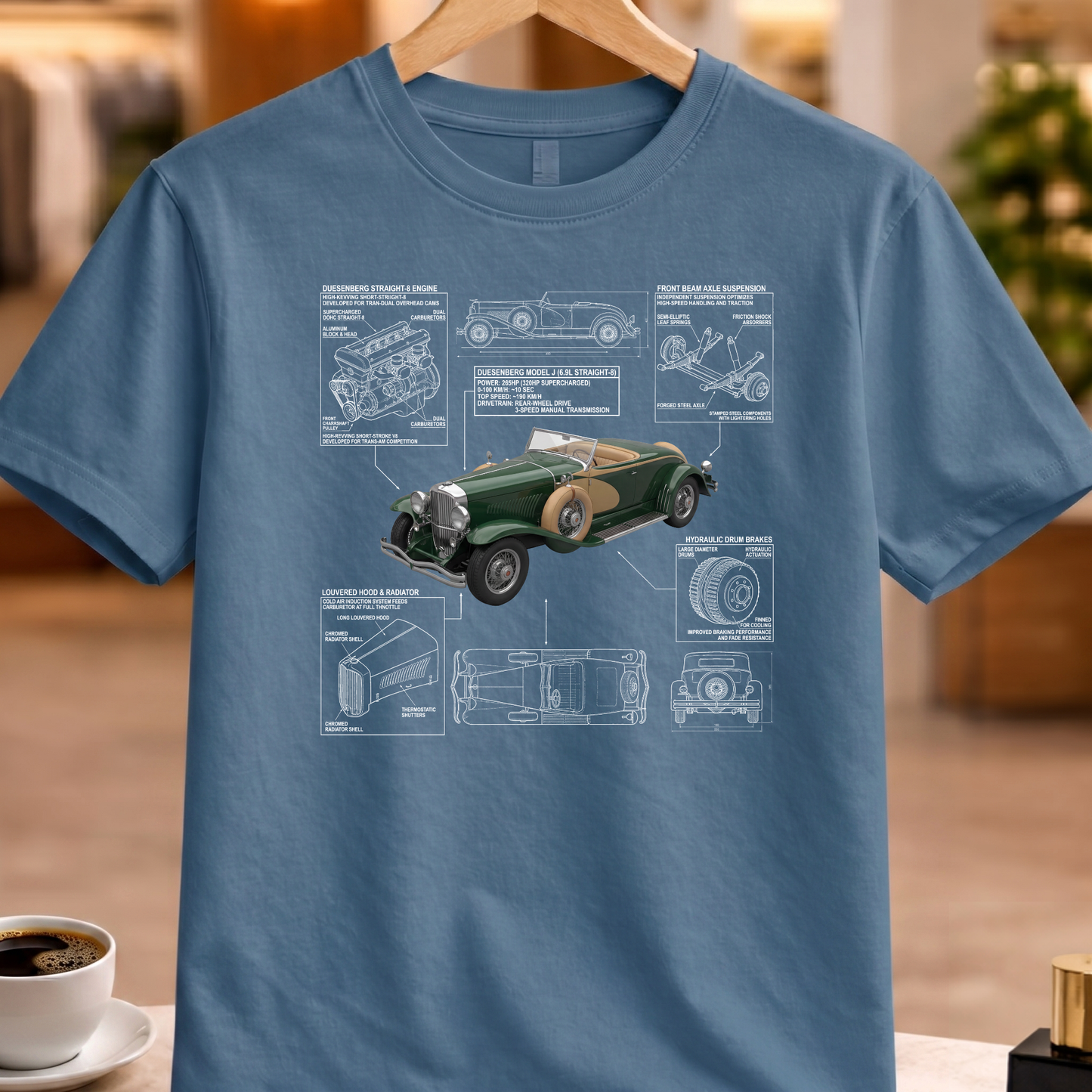 DUESENBERG 1929 T-SHIRT