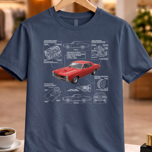 PONTINAC GTO 1966 T-SHIRT