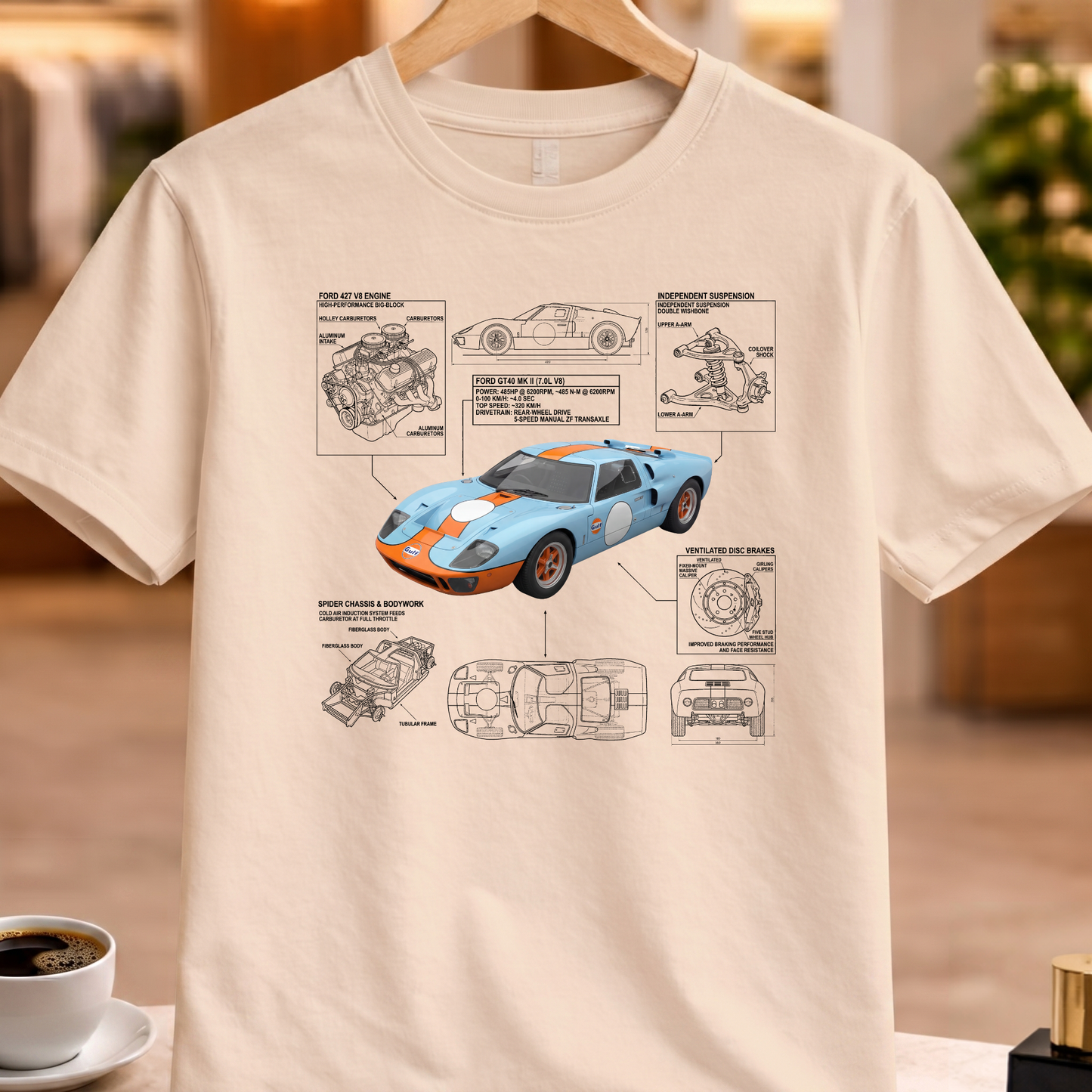 FORD GT40 T-SHIRT