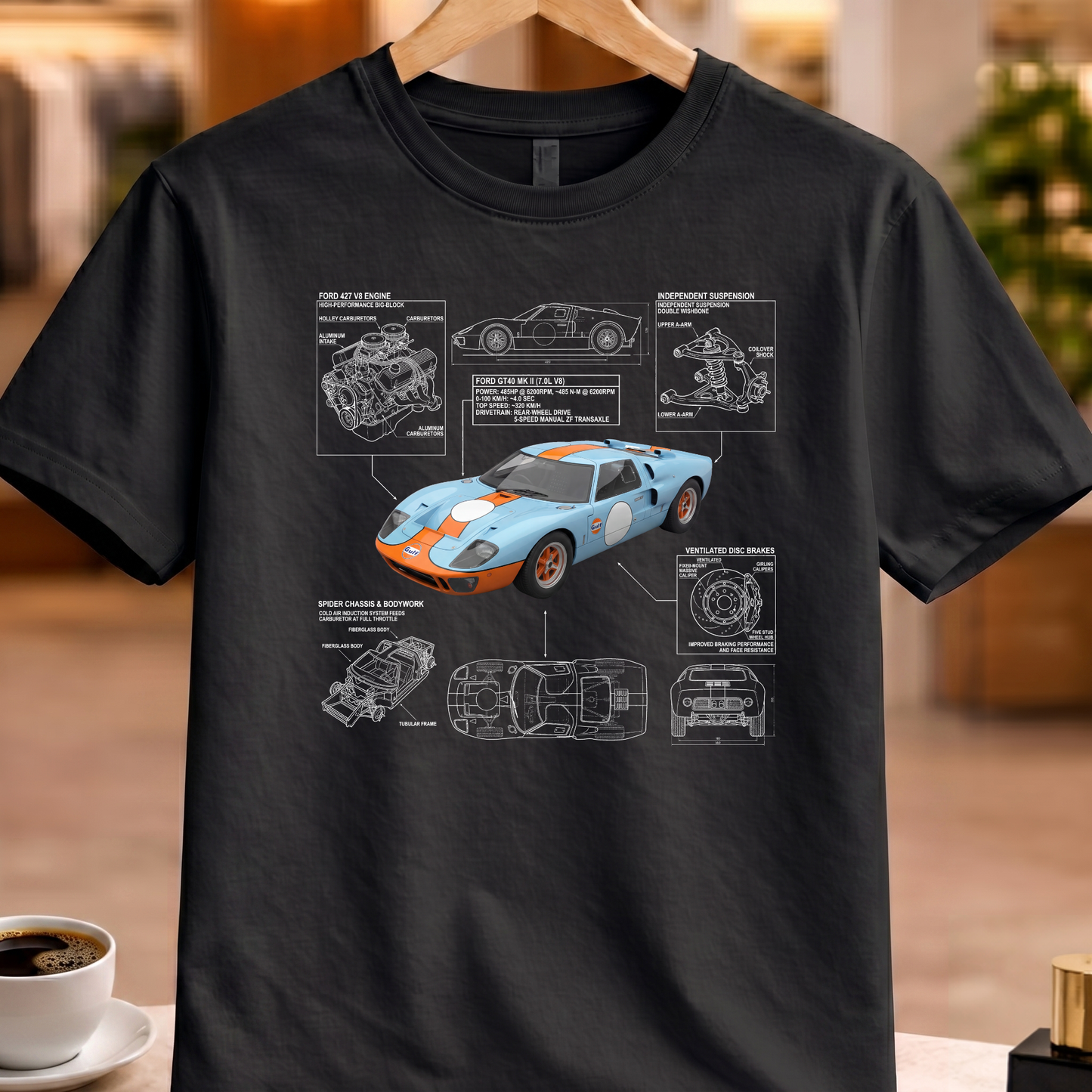 FORD GT40 T-SHIRT