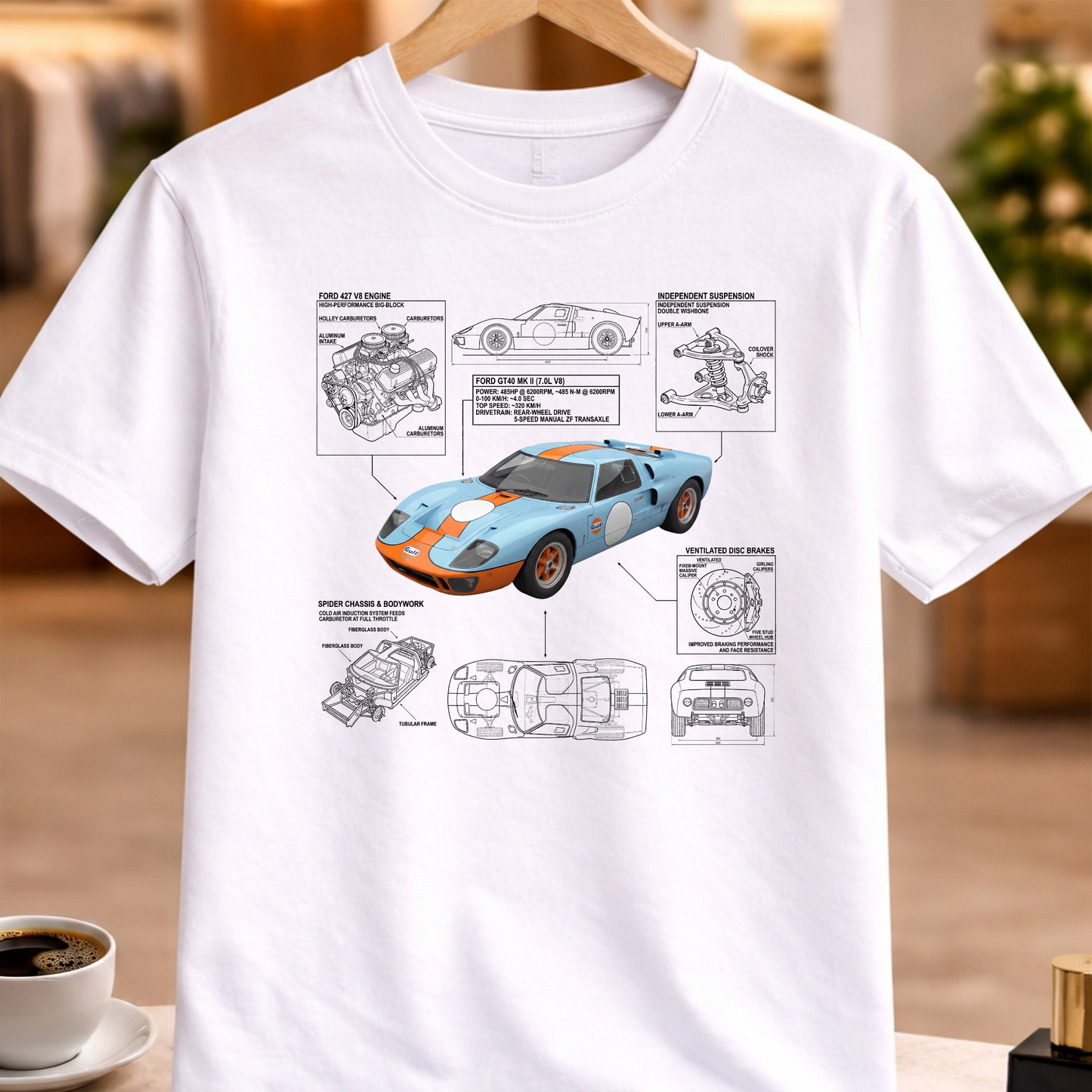 FORD GT40 T-SHIRT