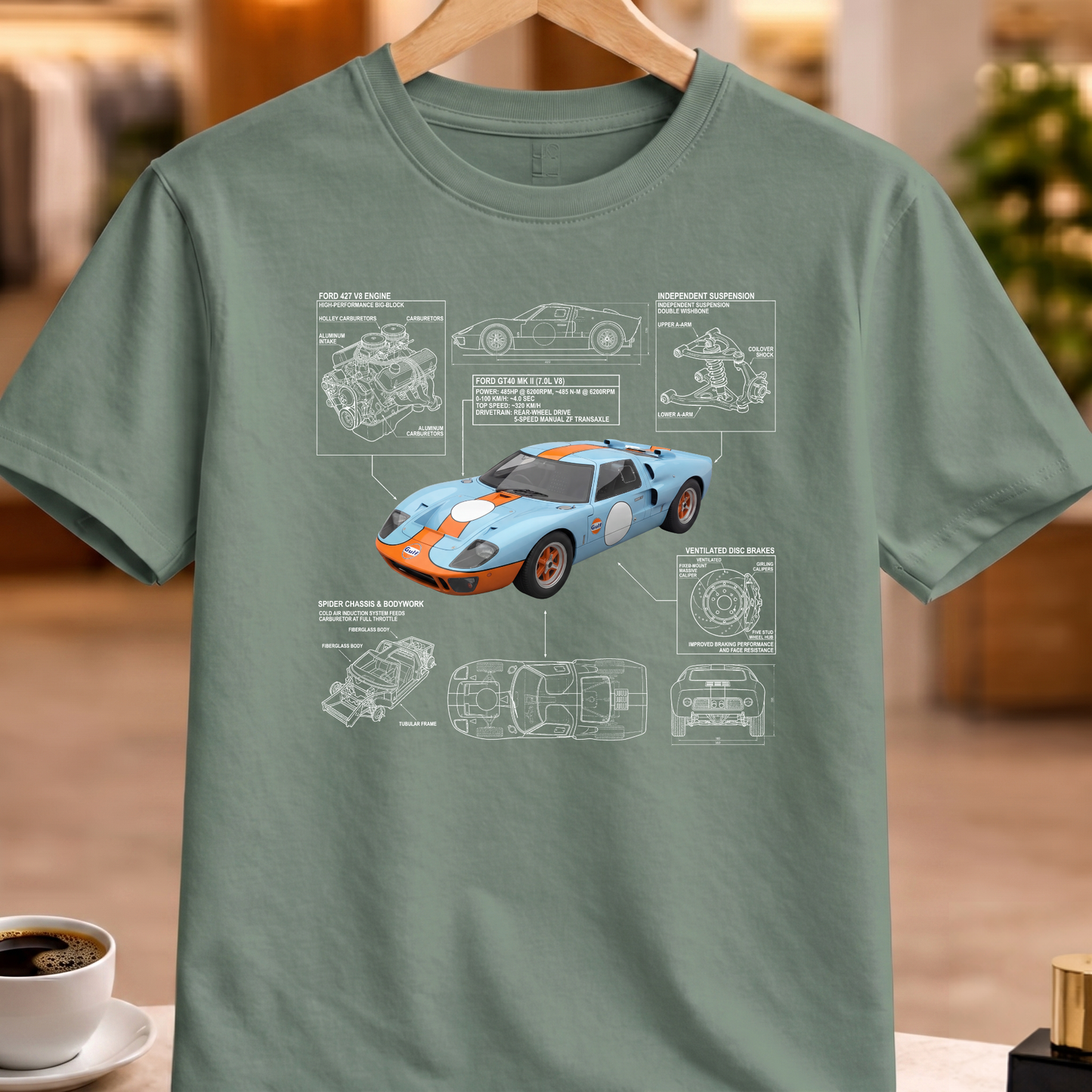 FORD GT40 T-SHIRT