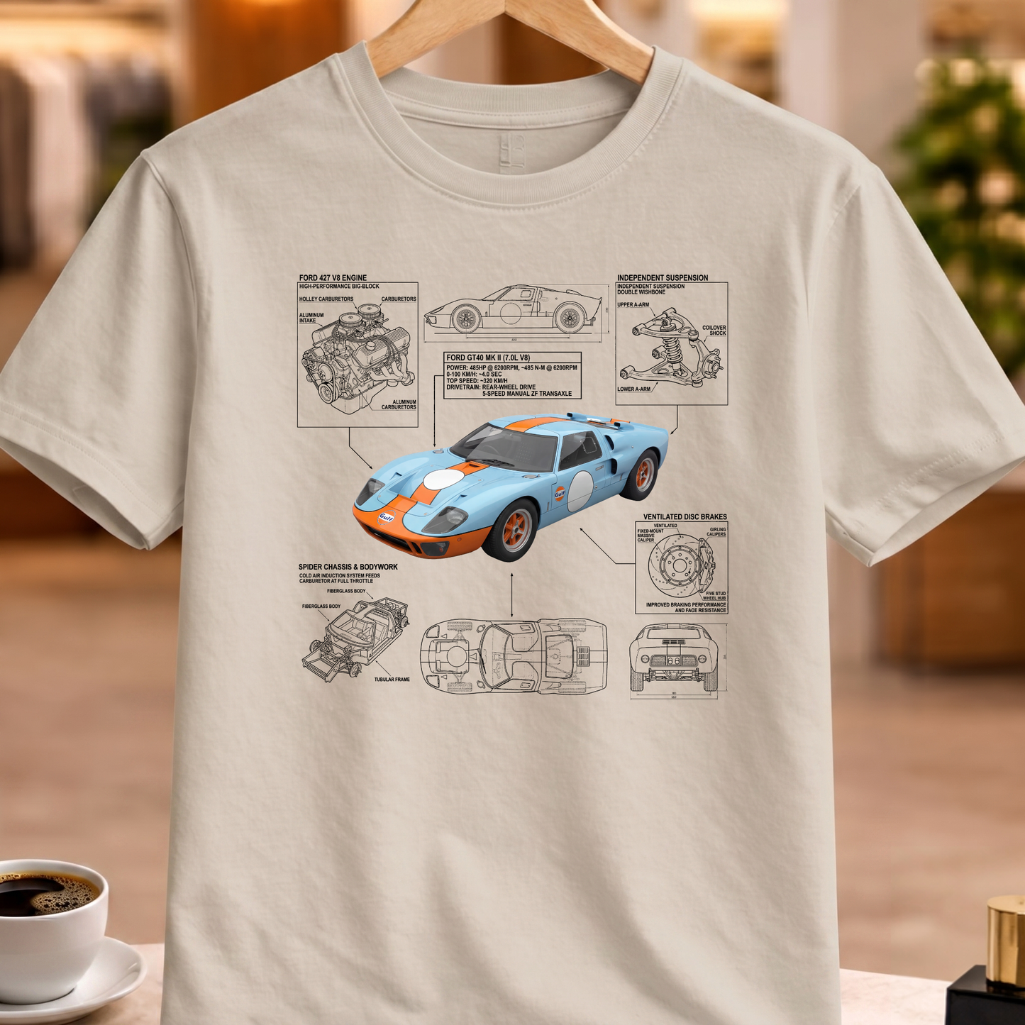 FORD GT40 T-SHIRT