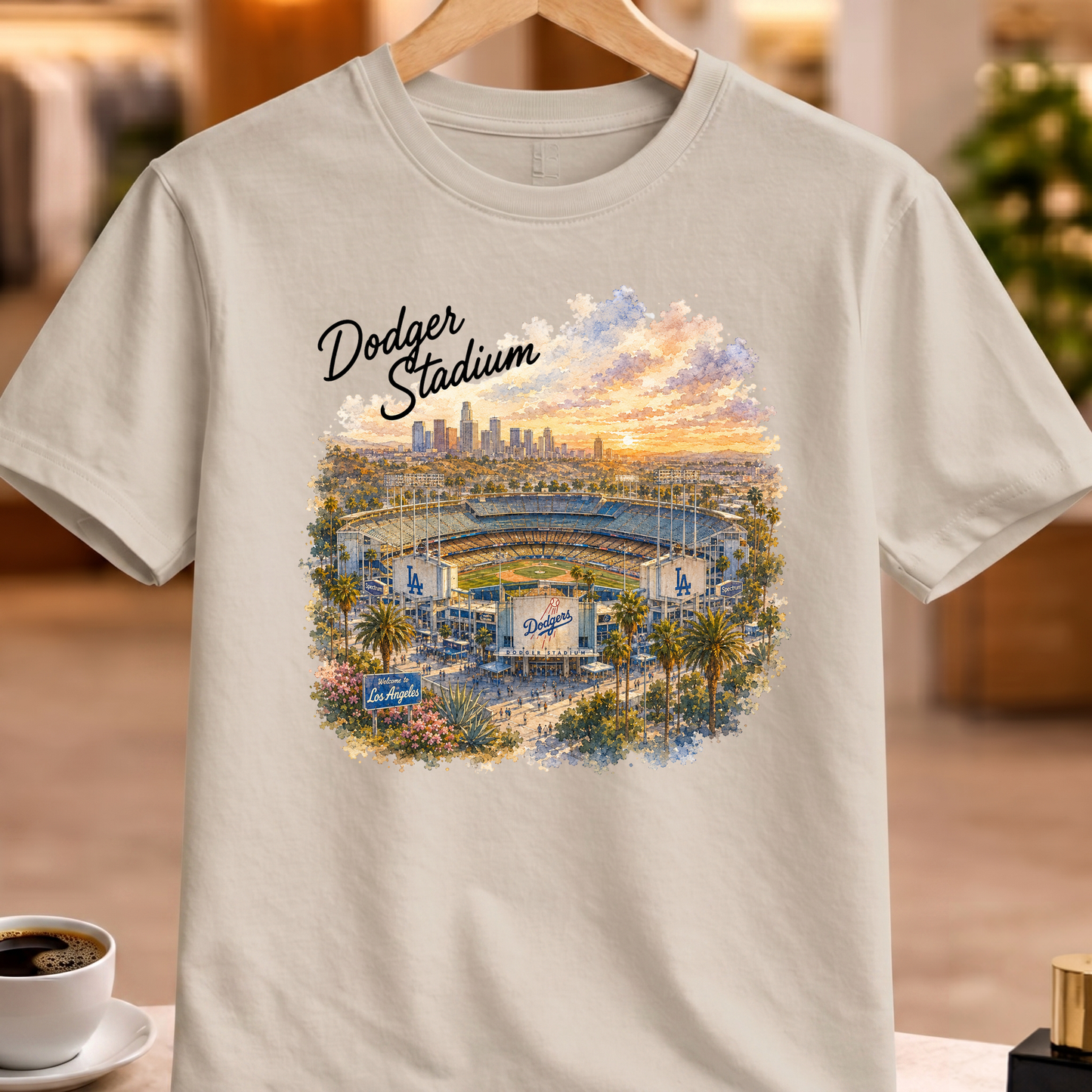 DODGER STADIUM ART TEE