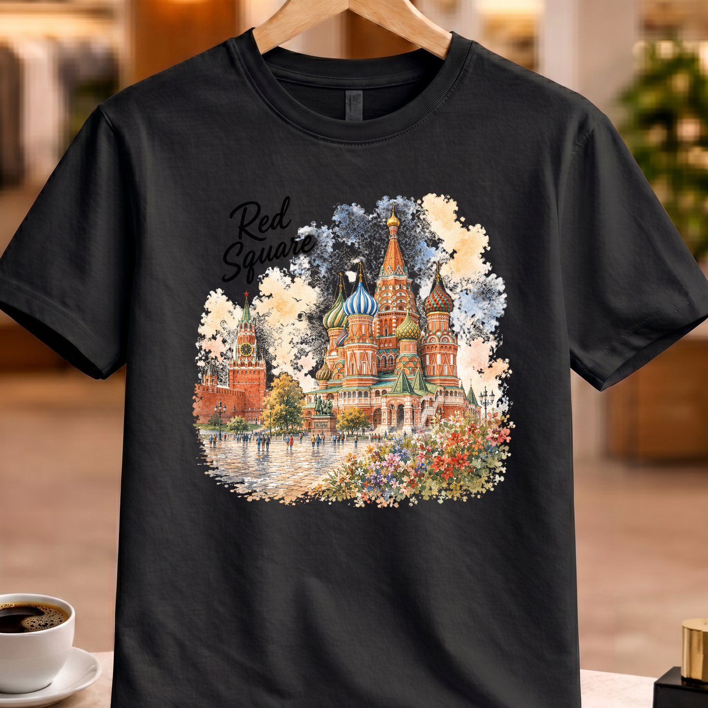 RED SQUARE ART TEE