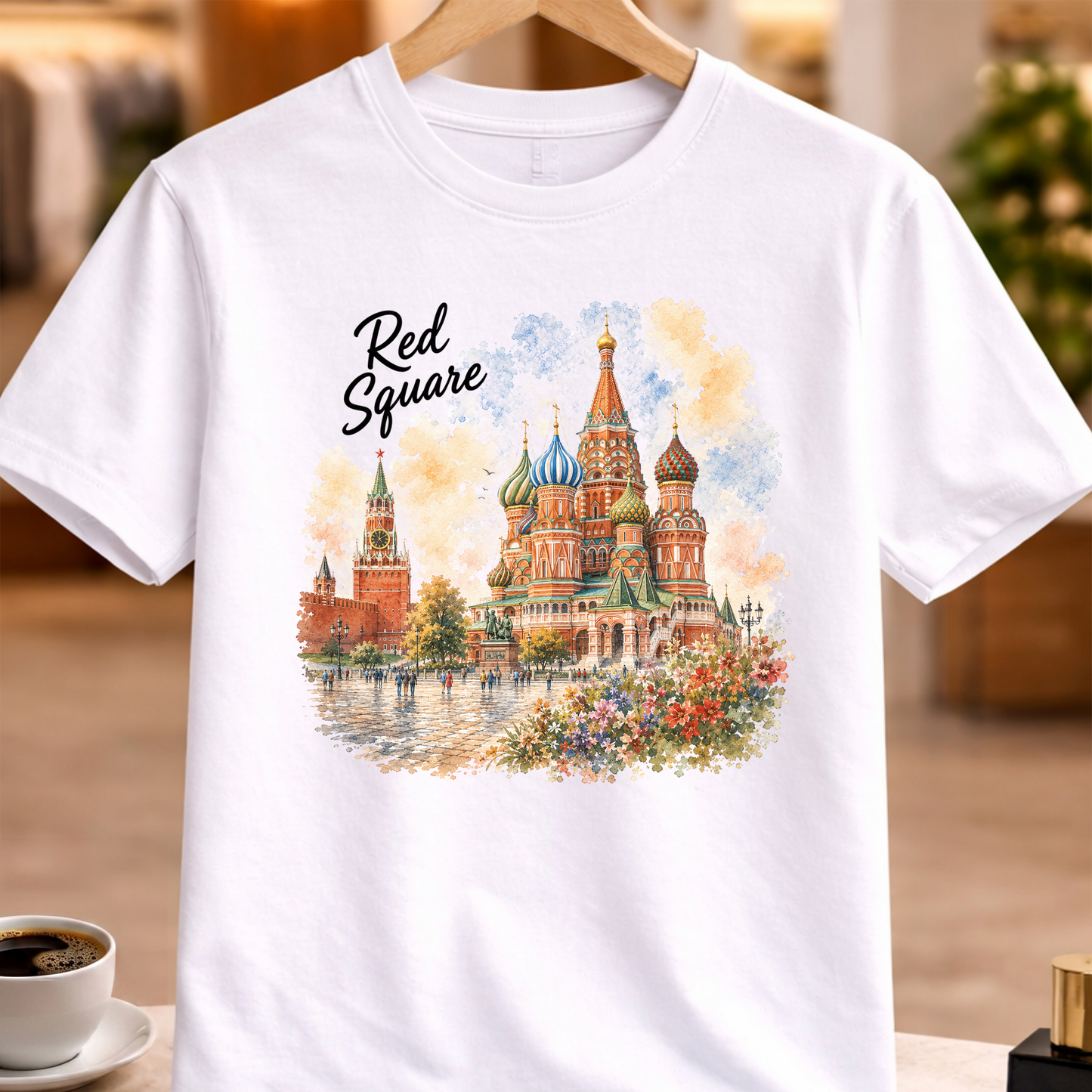 RED SQUARE ART TEE