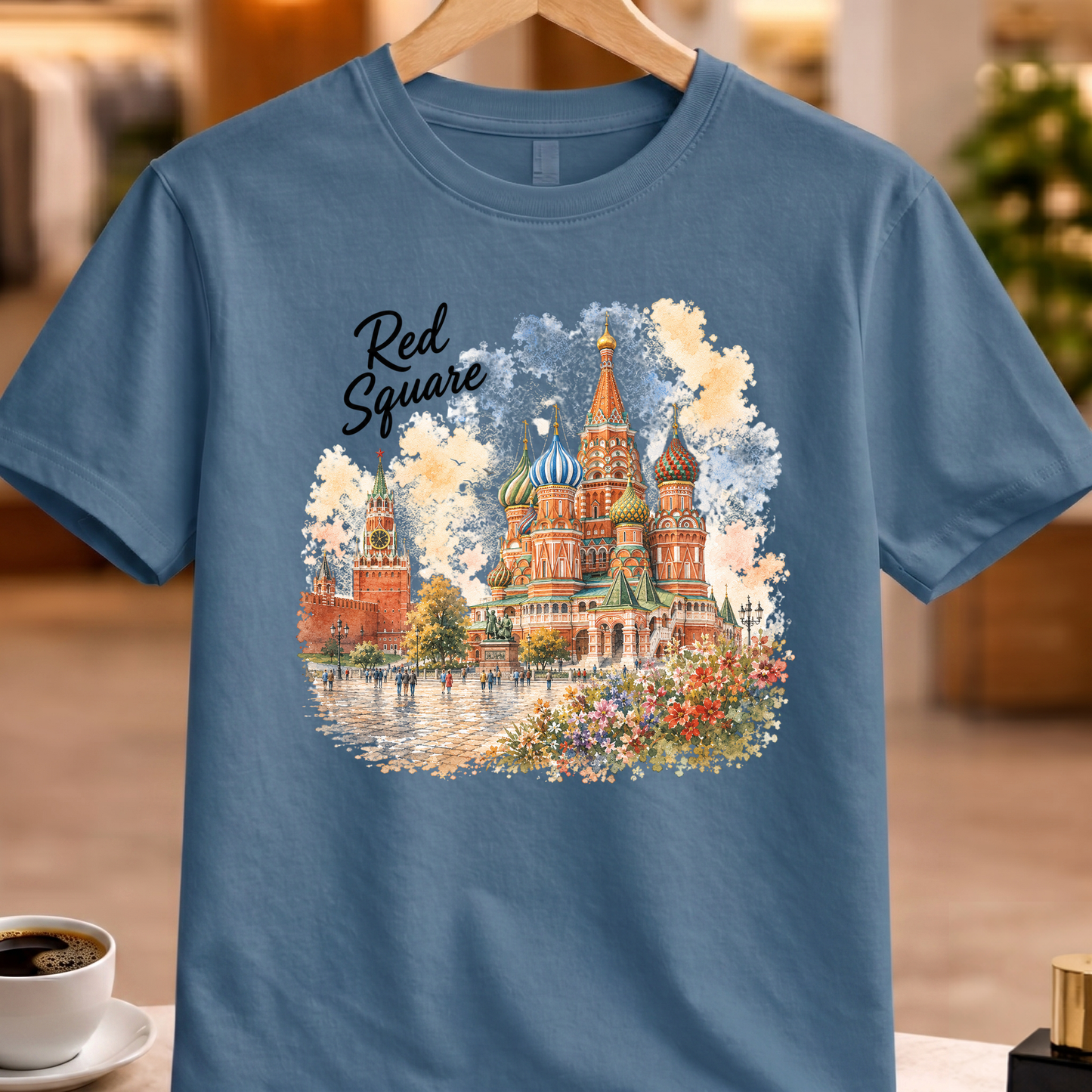 RED SQUARE ART TEE