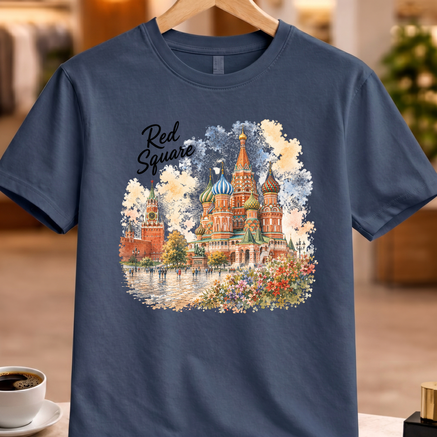 RED SQUARE ART TEE