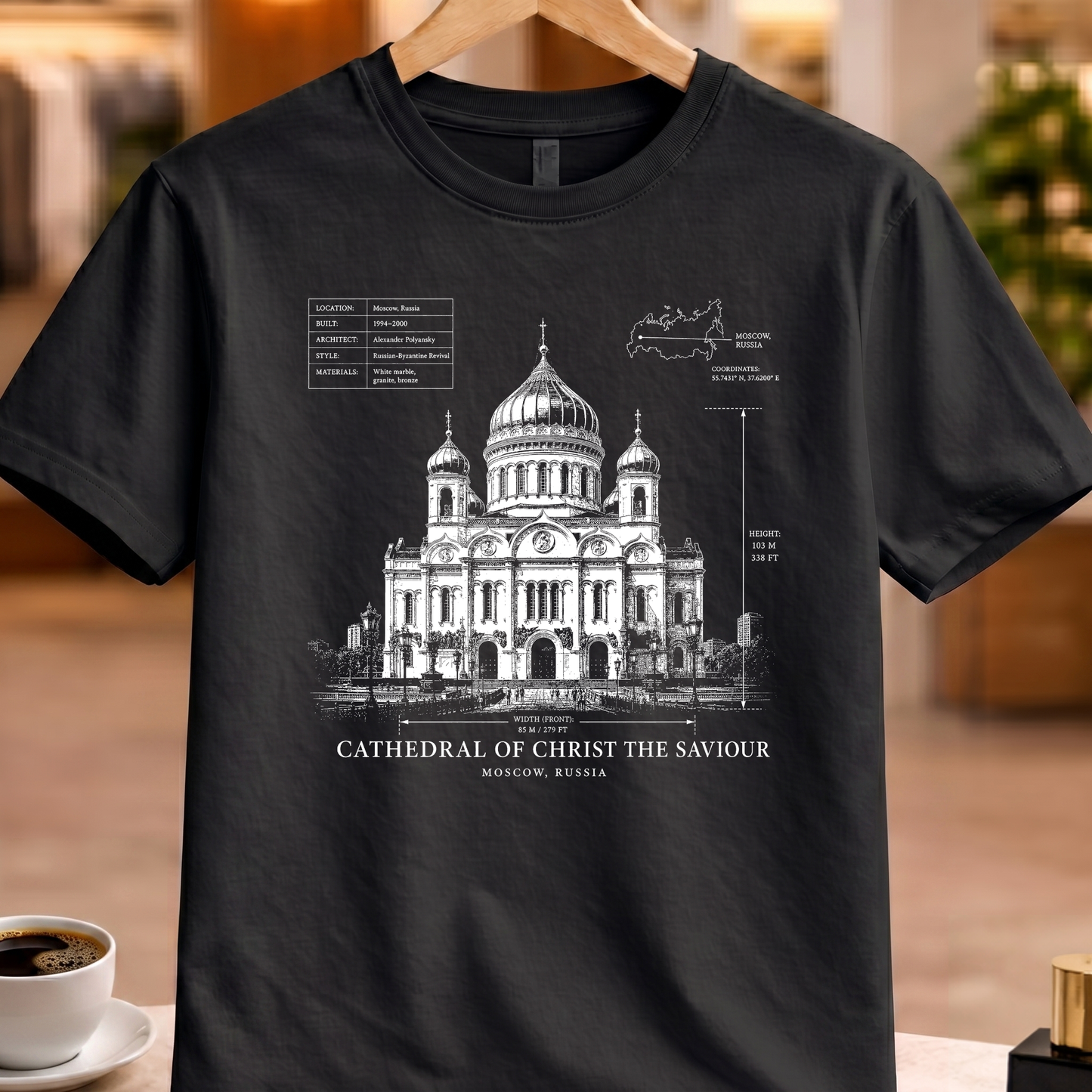 CATHEDRAL OF CHRIST THE SAVIOUR TECHNICAL TEE