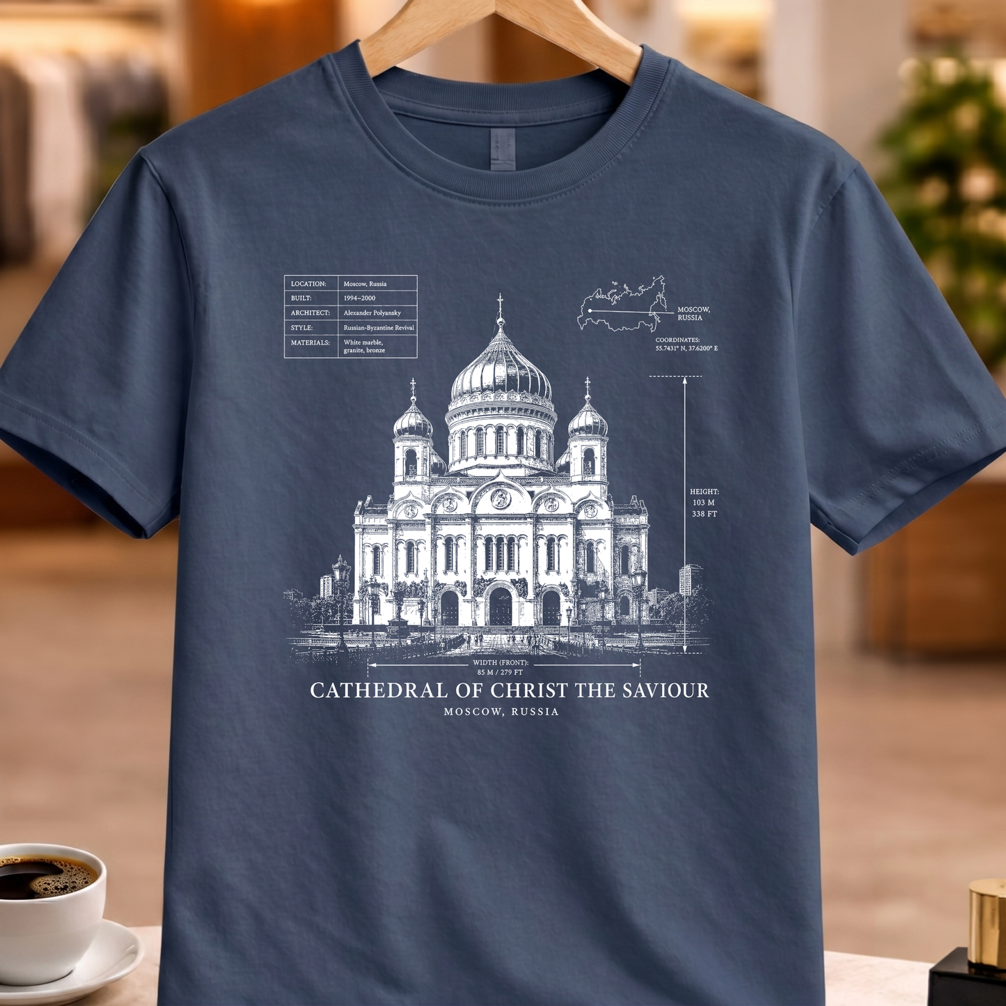 CATHEDRAL OF CHRIST THE SAVIOUR TECHNICAL TEE