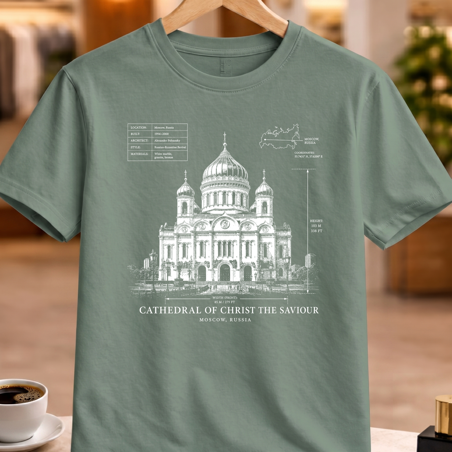 CATHEDRAL OF CHRIST THE SAVIOUR TECHNICAL TEE
