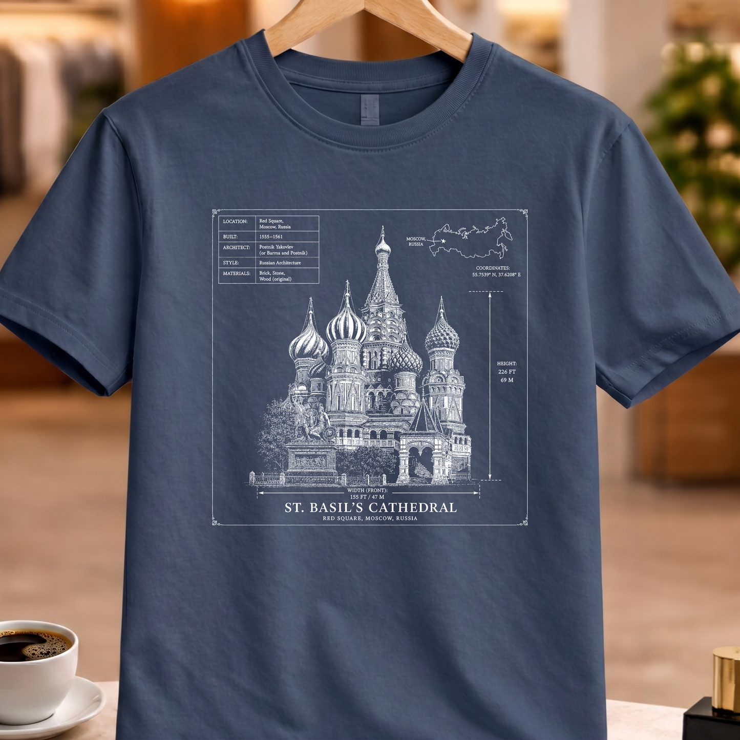 RED SQUARE TECHNICAL TEE