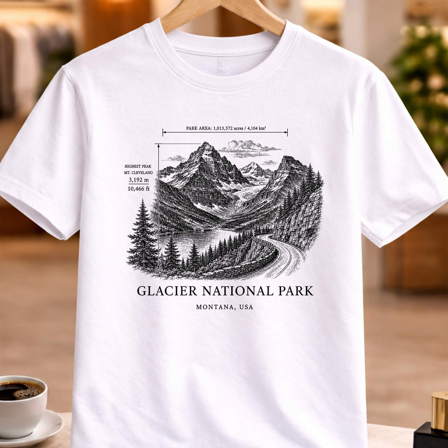 GLACIER NATIONAL PARK STRUCTURAL TEE