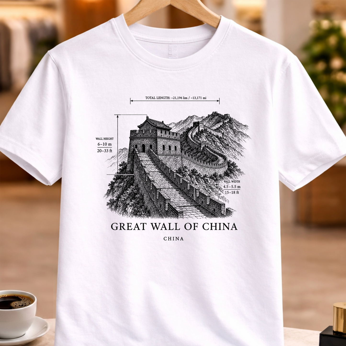 GREAT WALL OF CHINA STRUCTURAL TEE