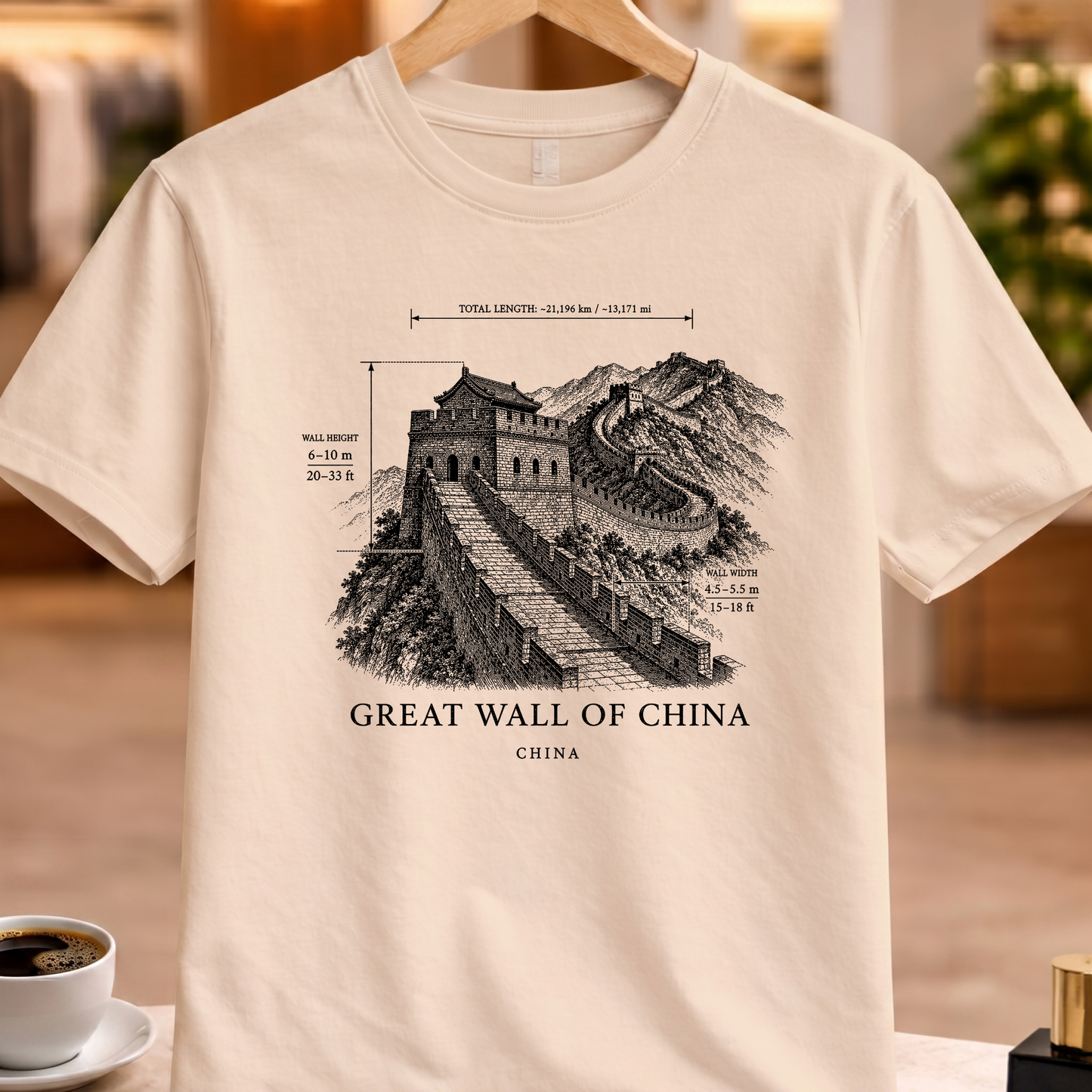 GREAT WALL OF CHINA STRUCTURAL TEE