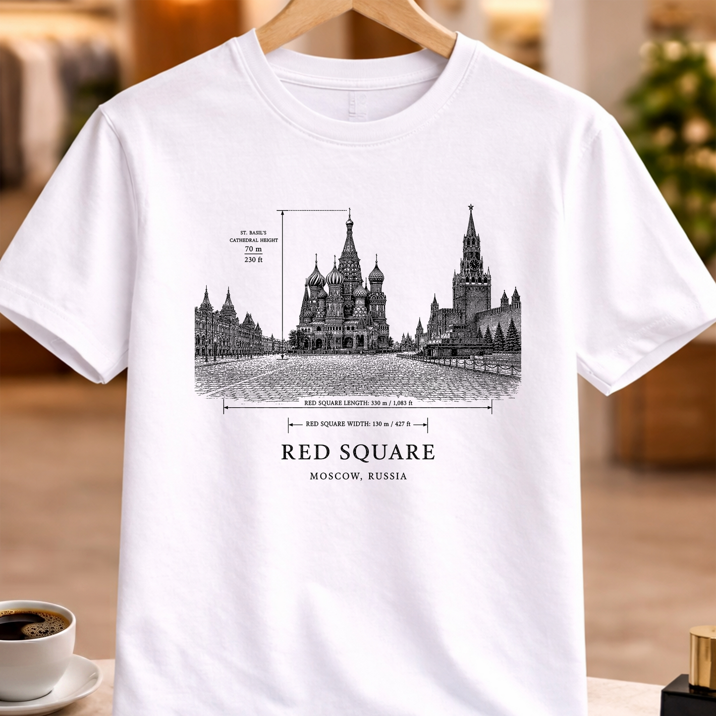 RED SQUARE STRUCTURAL TEE