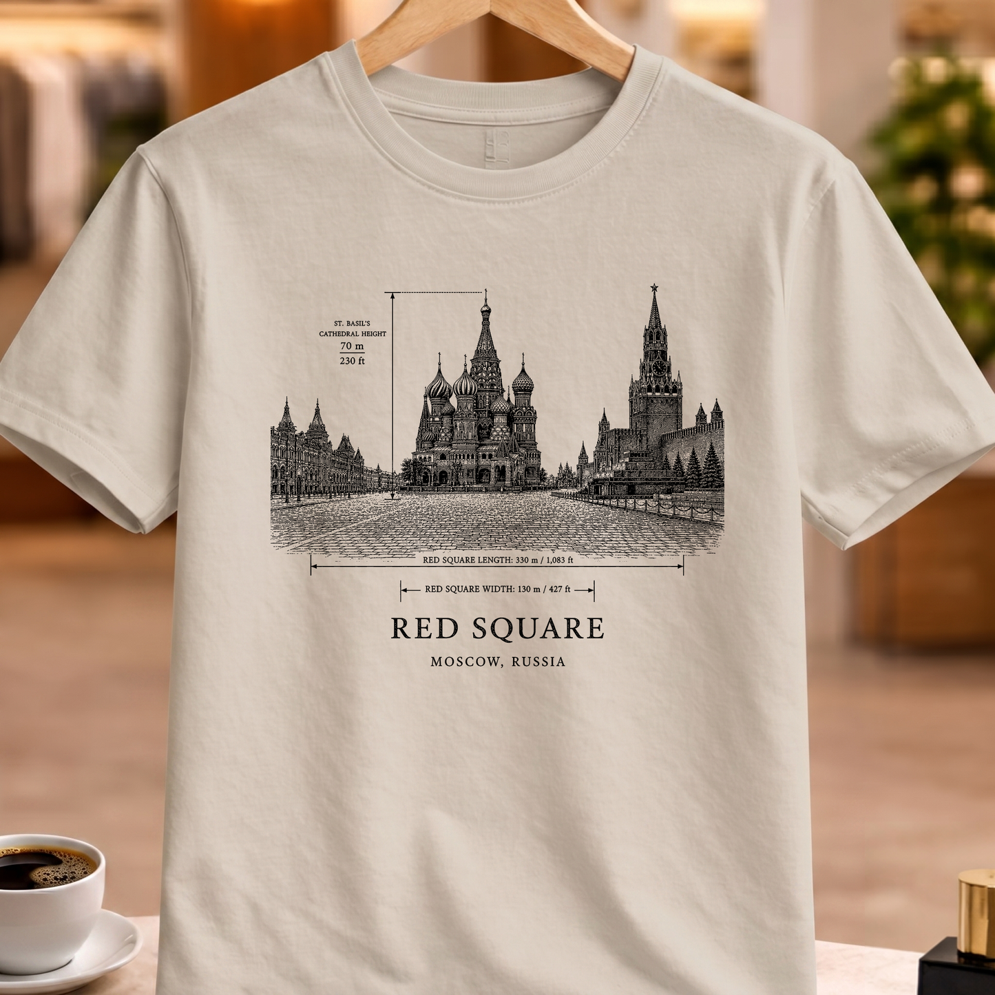 RED SQUARE STRUCTURAL TEE