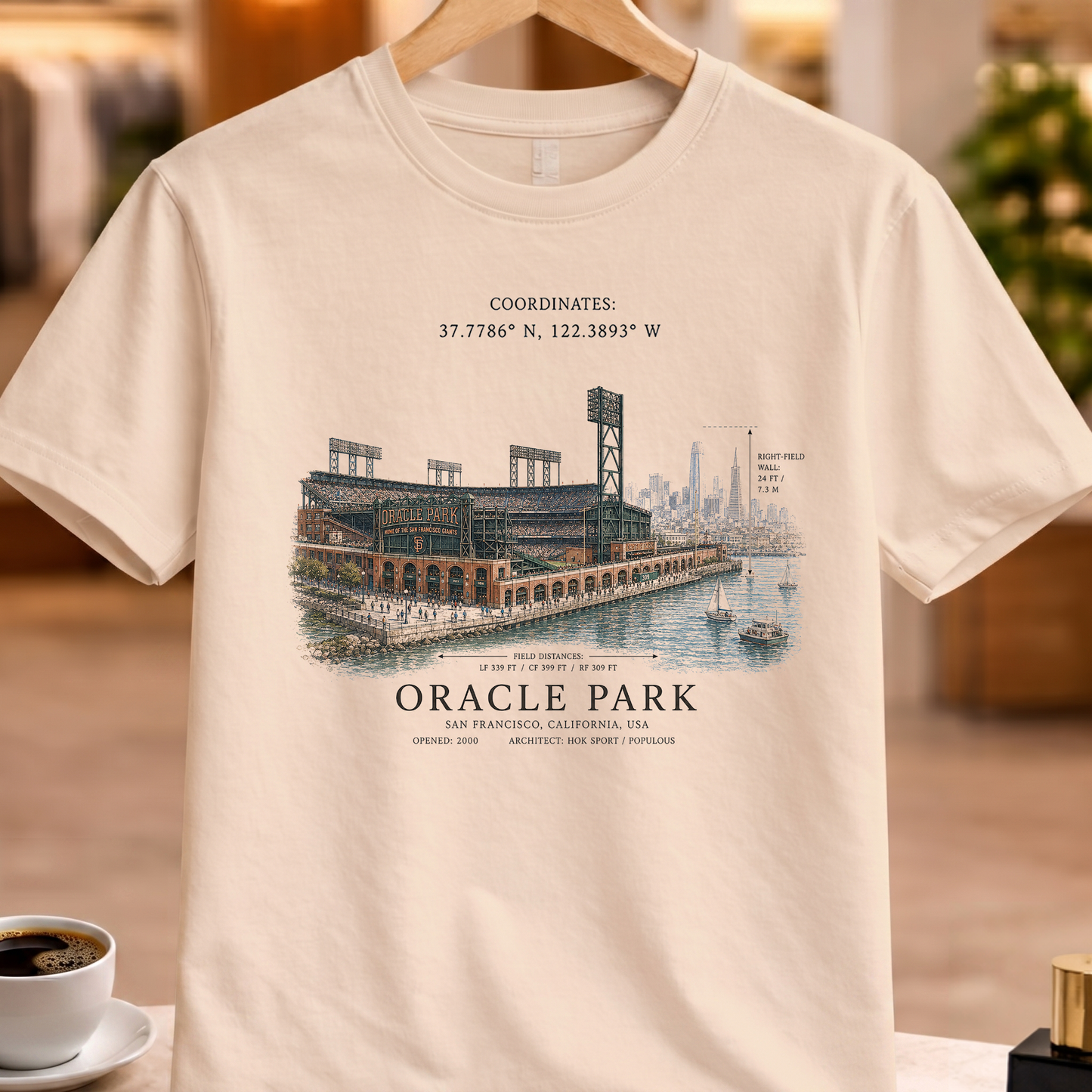 HERITAGE STRUCTURAL ORACLE PARK TEE
