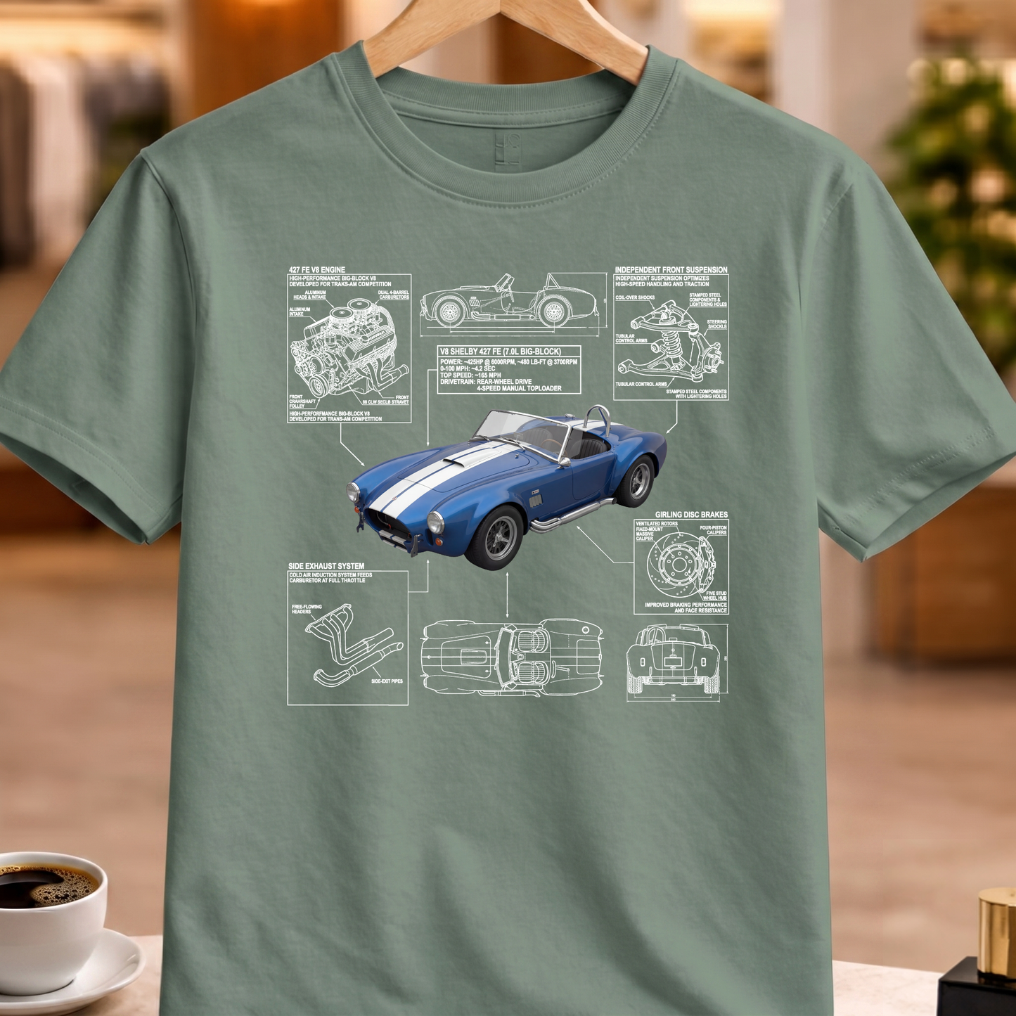 SHELBY'S 1965 SHELBY 427 COBRA T-SHIRT
