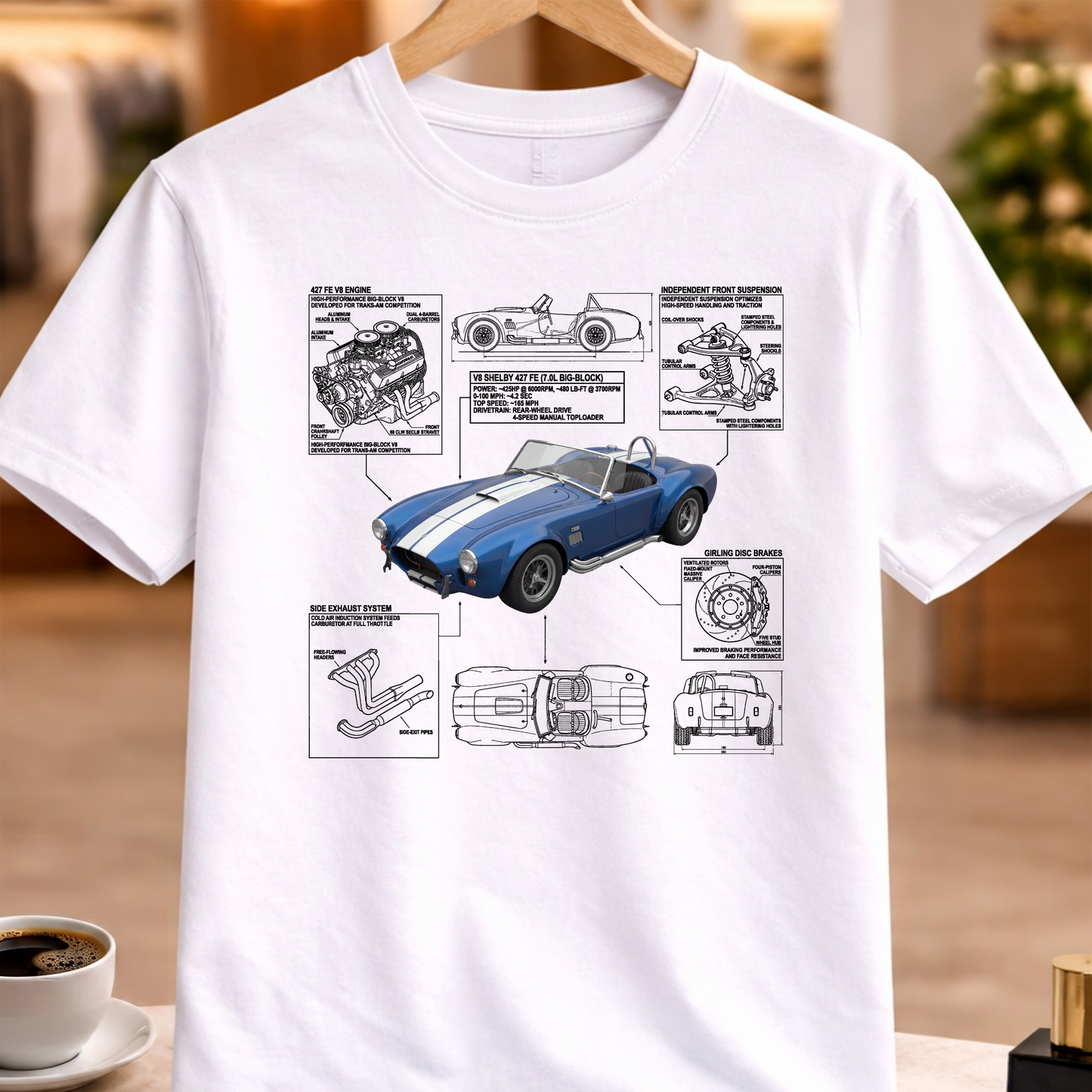 SHELBY'S 1965 SHELBY 427 COBRA T-SHIRT