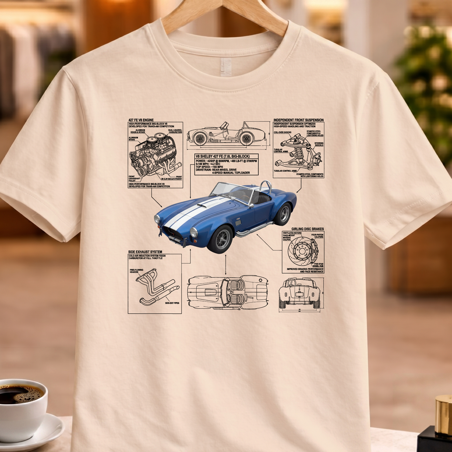SHELBY'S 1965 SHELBY 427 COBRA T-SHIRT